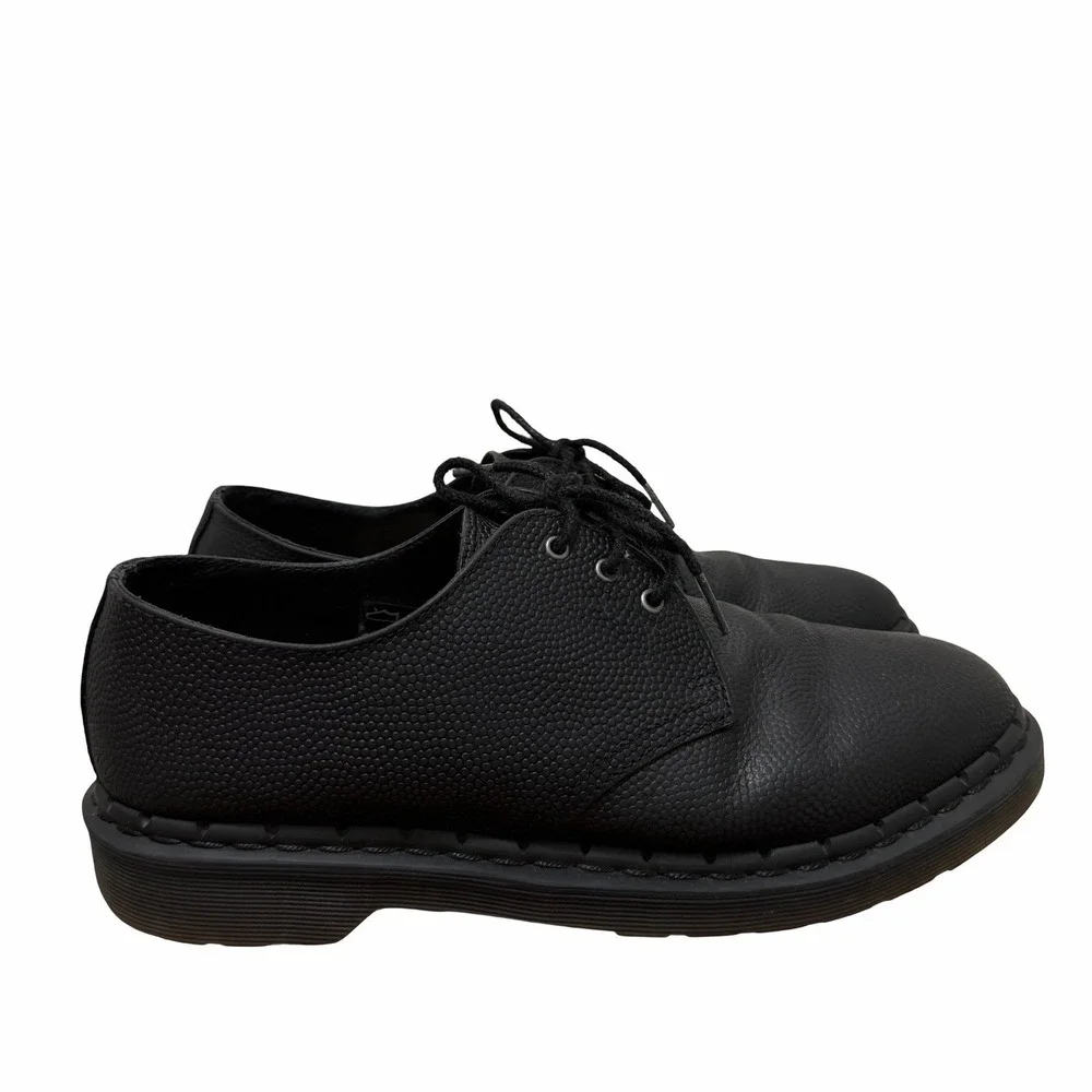 Dr Martens 1461 Pebbled Grained Leather Lace Up Oxford Shoes Mens US 10 Black